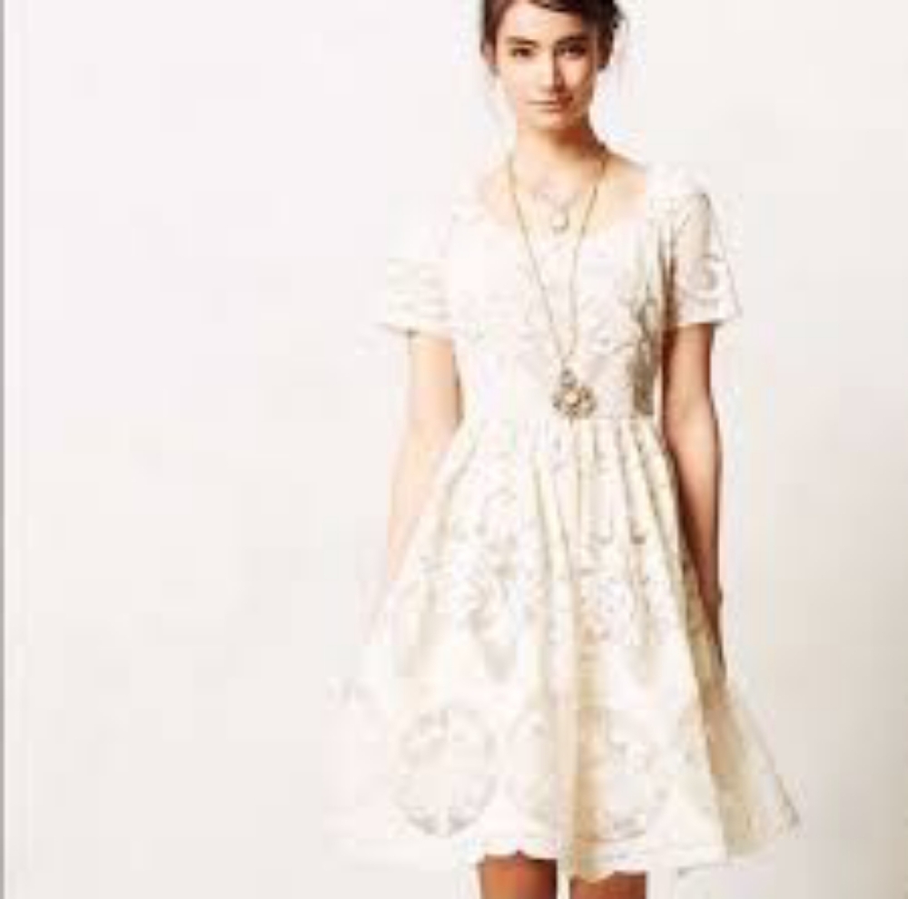 Cream Dress
